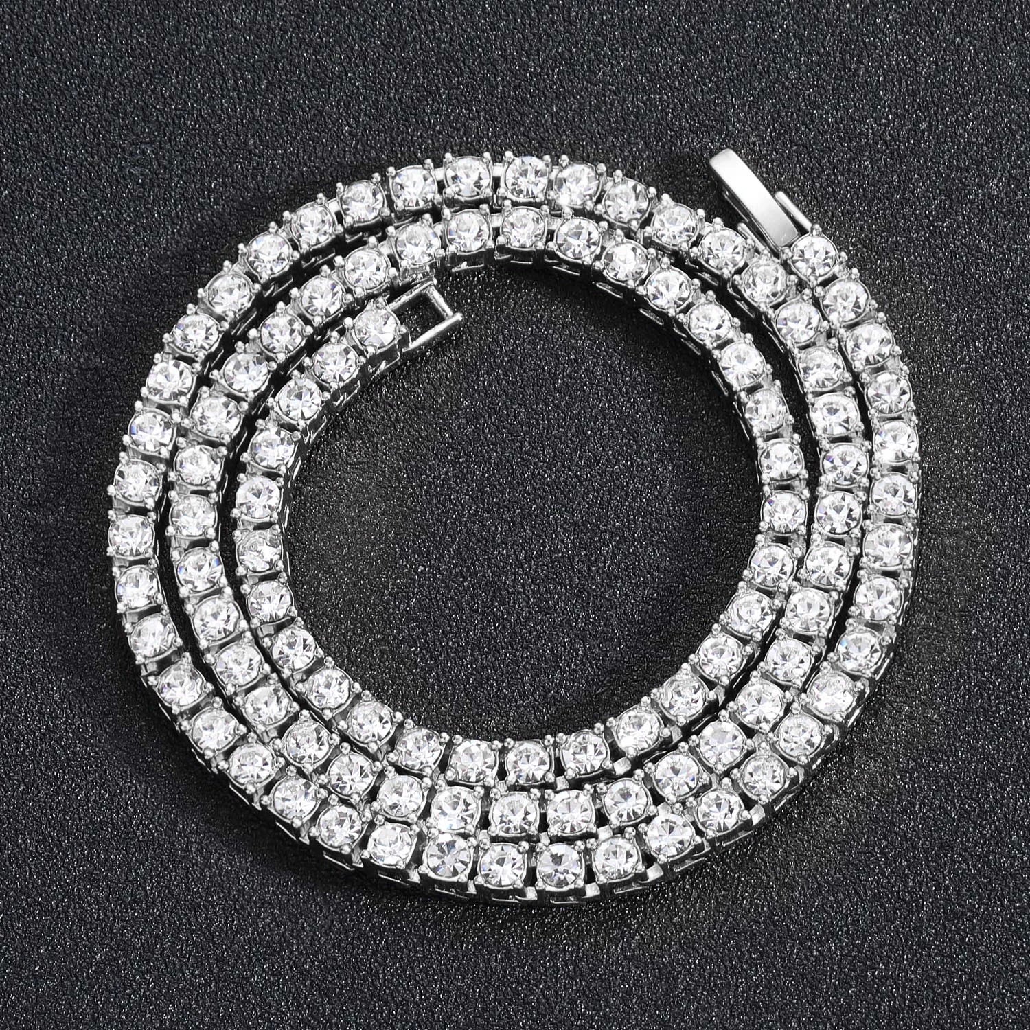 Whiteout Iced Chain — Necklace or Bracelet — Unreal Gems jewelry