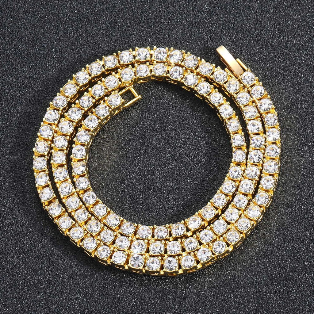 Whiteout Iced Chain — Necklace or Bracelet — Unreal Gems jewelry
