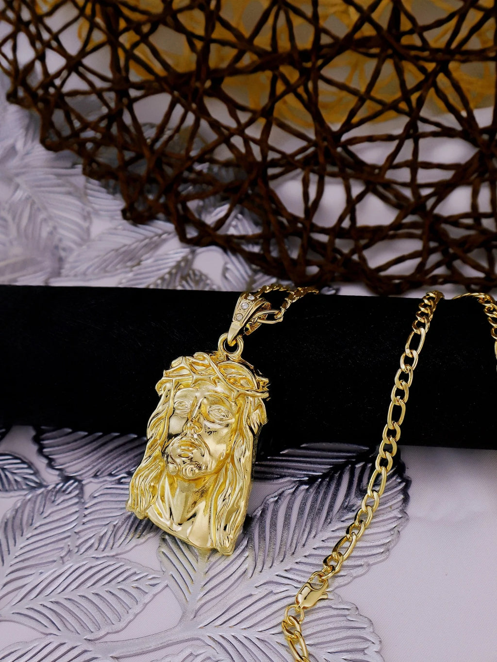 Kingdom — Jesus Piece Pendant Chain — Unreal Gems jewelry