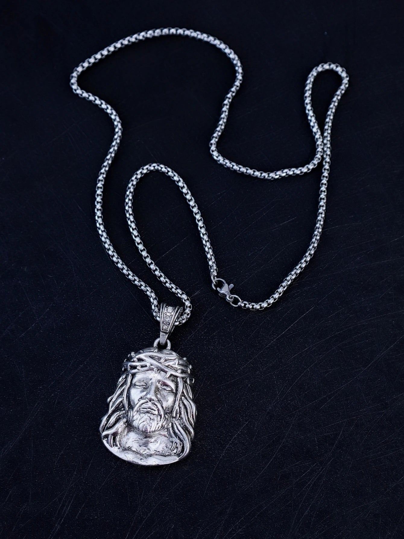 Kingdom — Jesus Piece Pendant Chain — Unreal Gems jewelry
