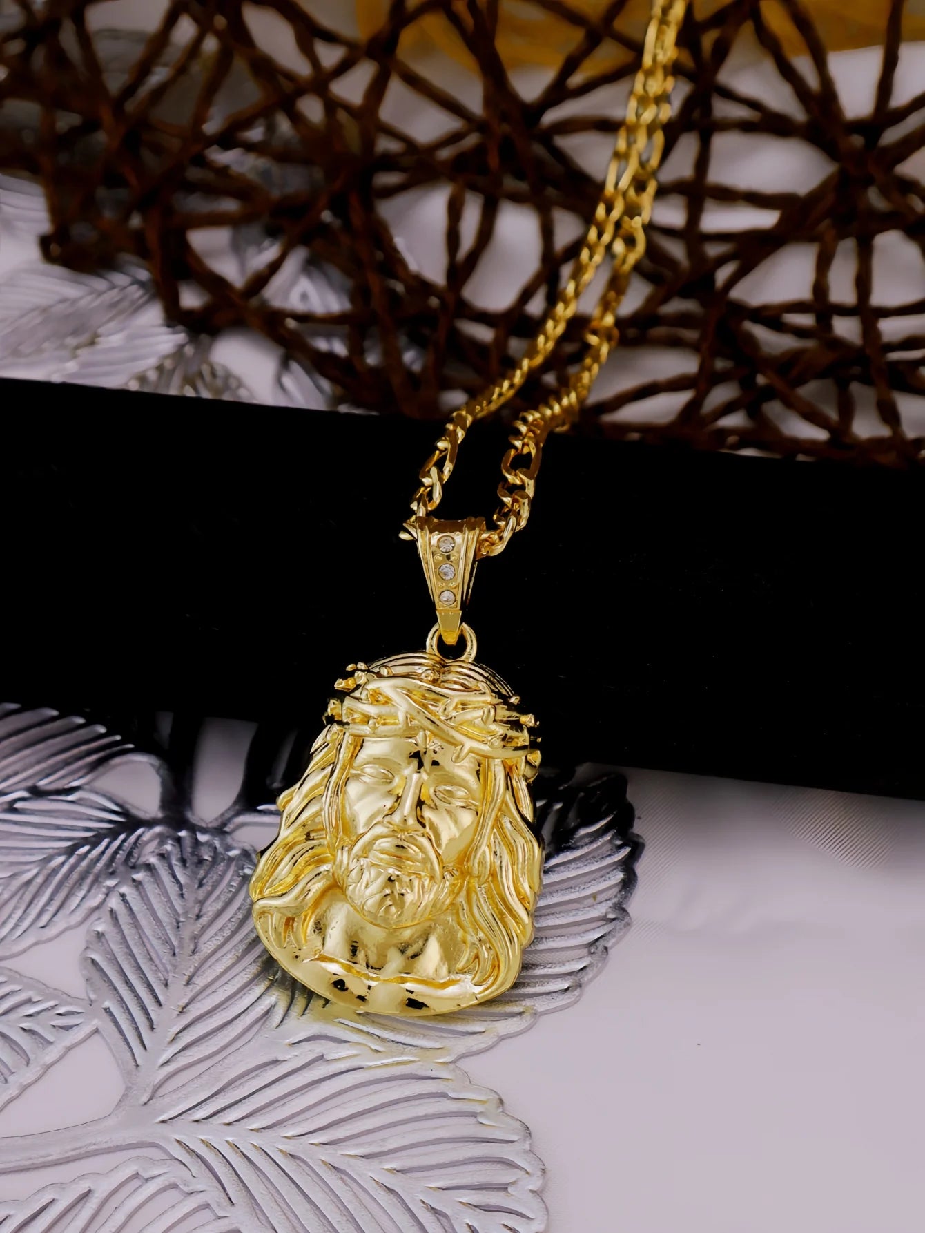 Kingdom — Jesus Piece Pendant Chain — Unreal Gems jewelry