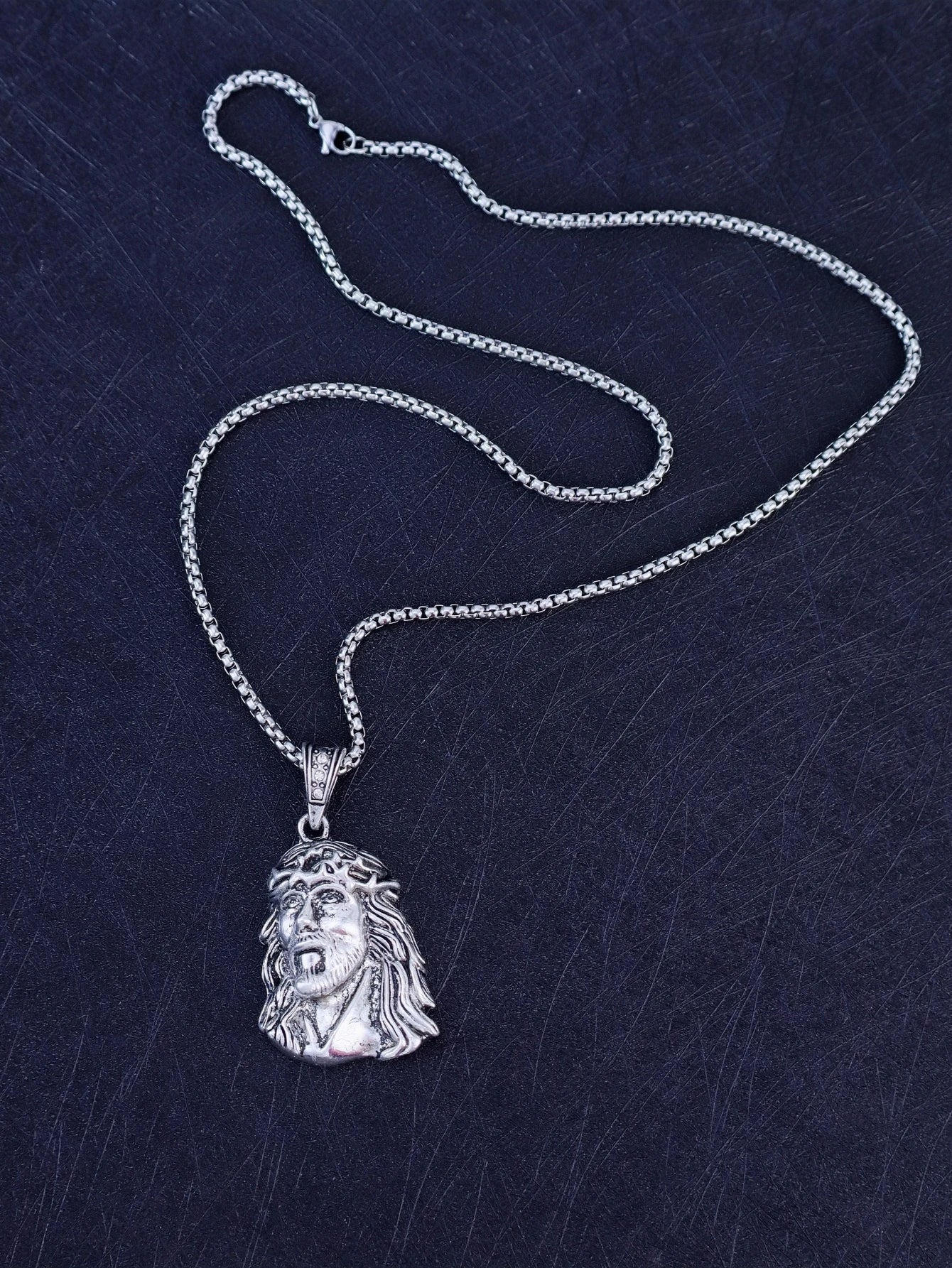 Kingdom — Jesus Piece Pendant Chain — Unreal Gems jewelry