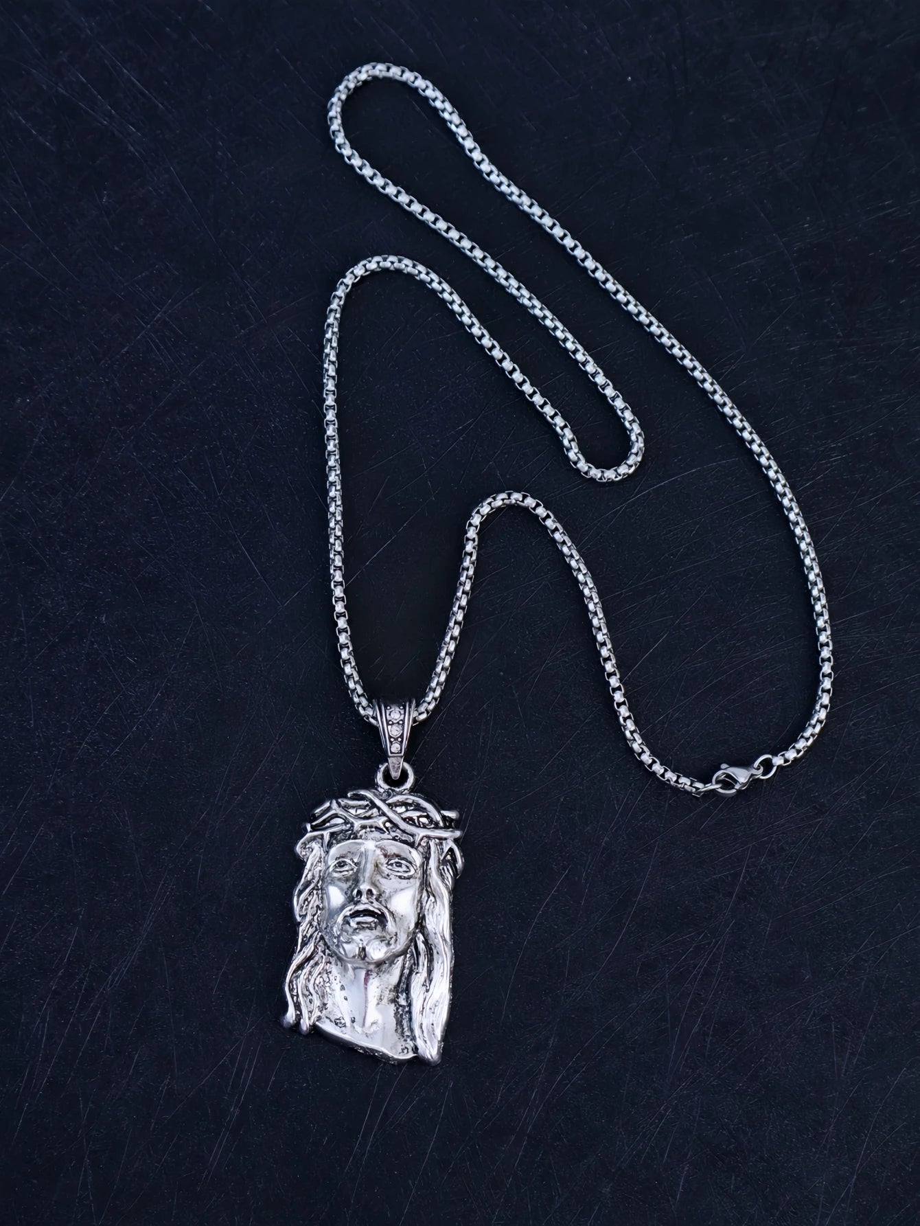 Kingdom — Jesus Piece Pendant Chain — Unreal Gems jewelry