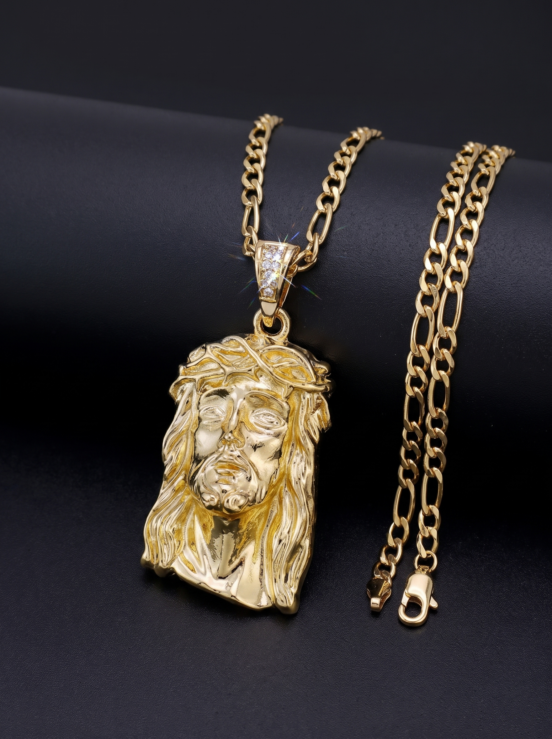 Kingdom Crown Pendant Chain — Unreal Gems jewelry