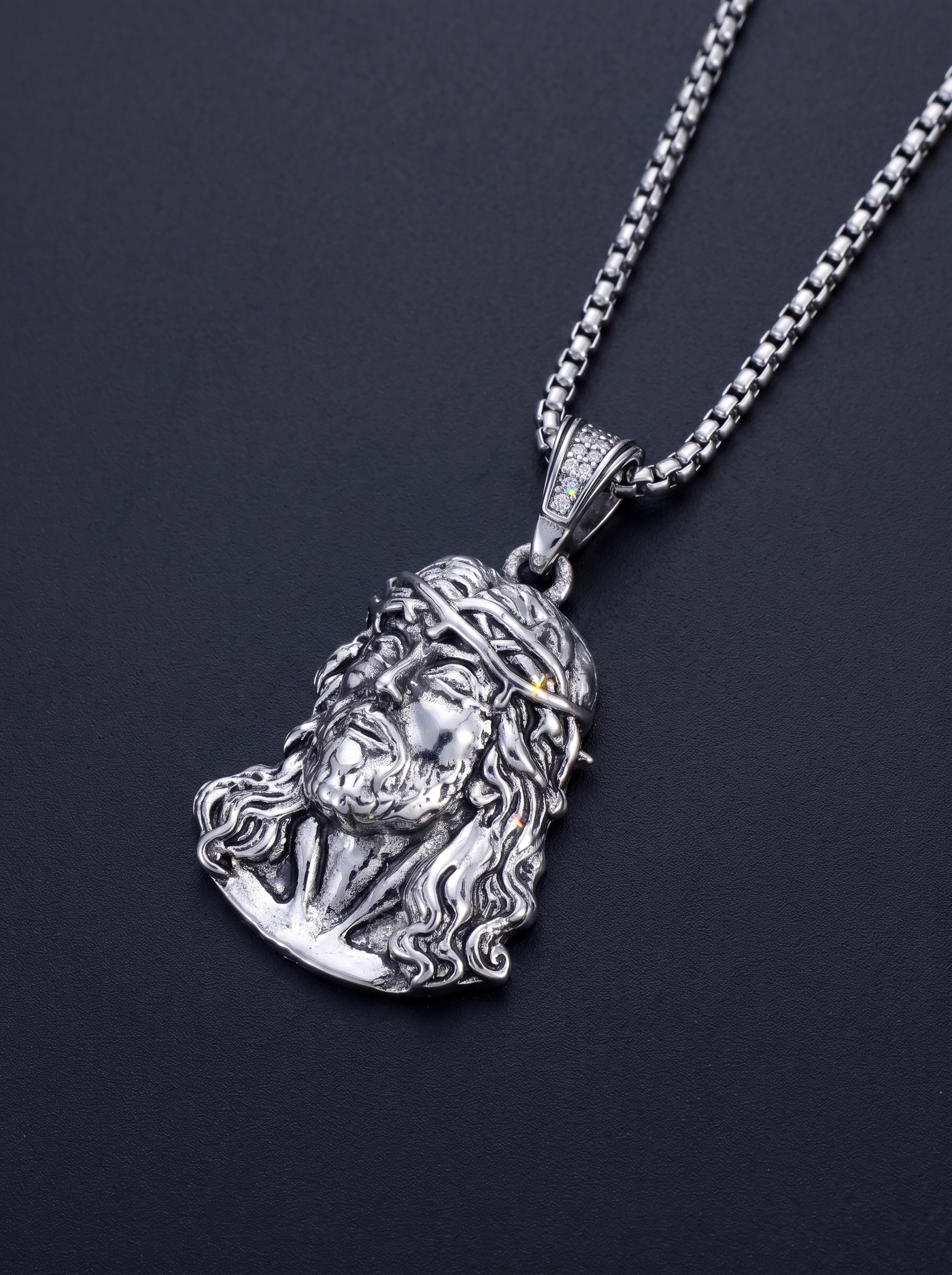 Kingdom Crown Pendant Chain — Unreal Gems jewelry