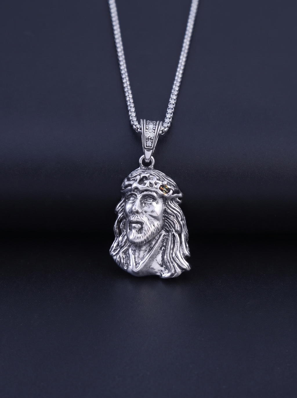 Kingdom Crown Pendant Chain — Unreal Gems jewelry