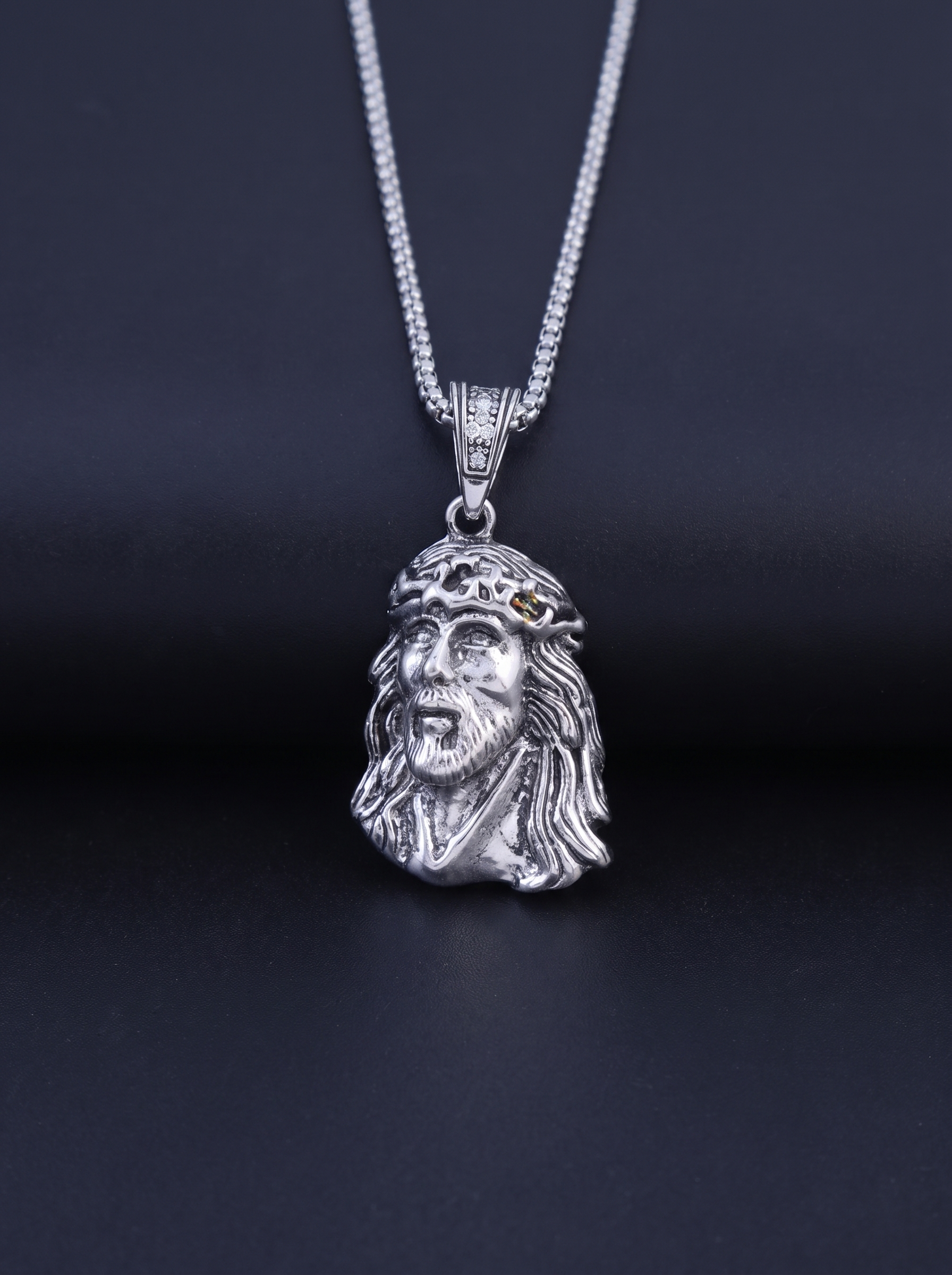 Kingdom Crown Pendant Chain — Unreal Gems jewelry