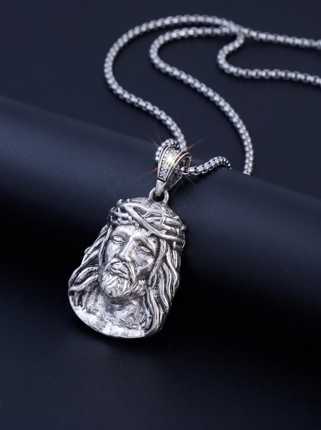 Kingdom Crown Pendant Chain — Unreal Gems jewelry
